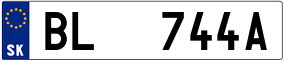 Truck License Plate